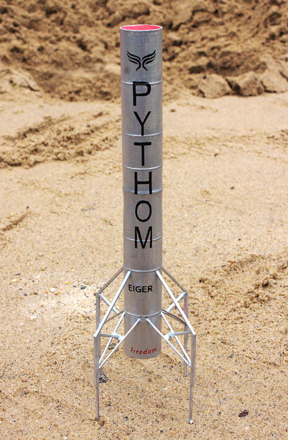 Pythom Eiger Micro-Jump Prototype Rocket Model
