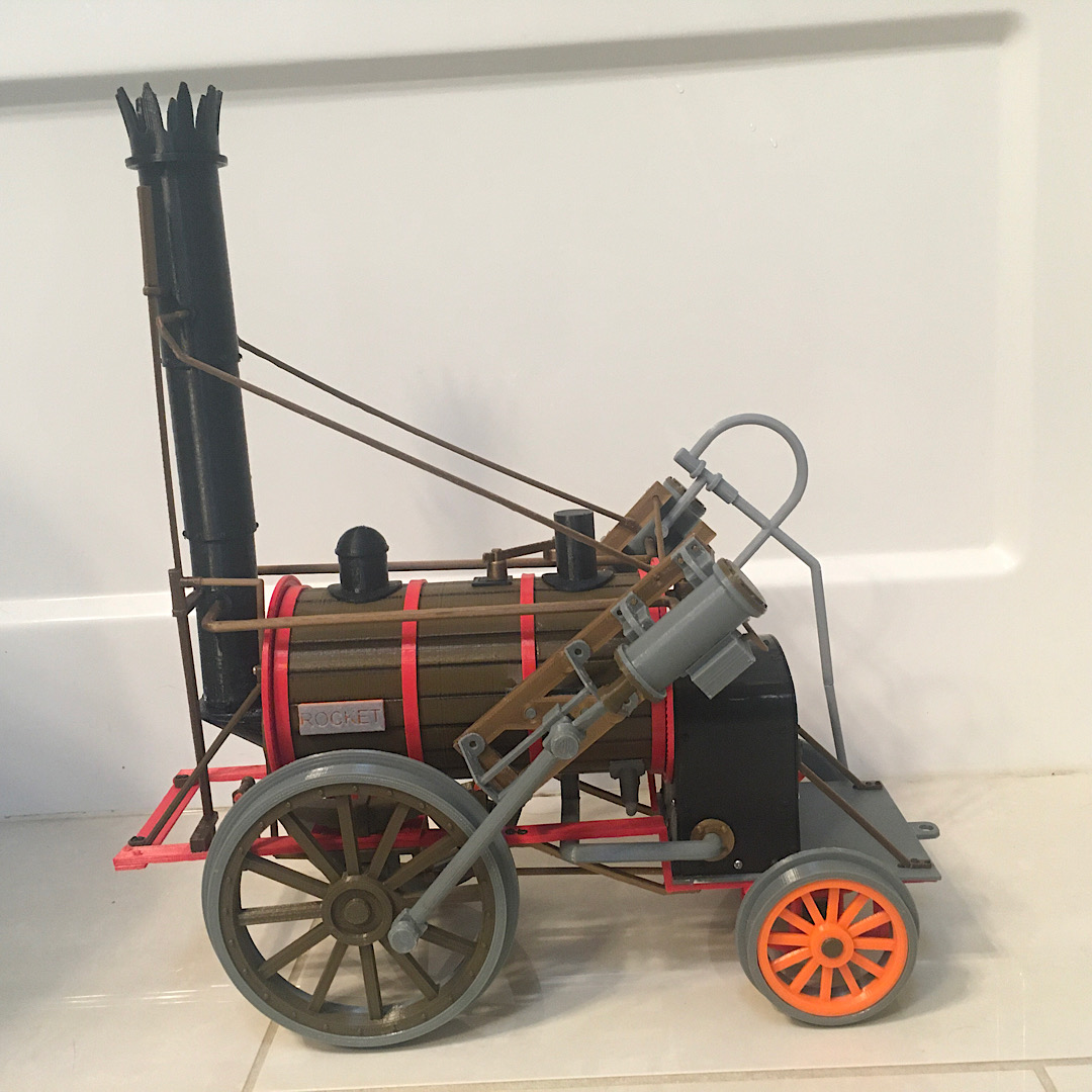 Stephenson Rocket model