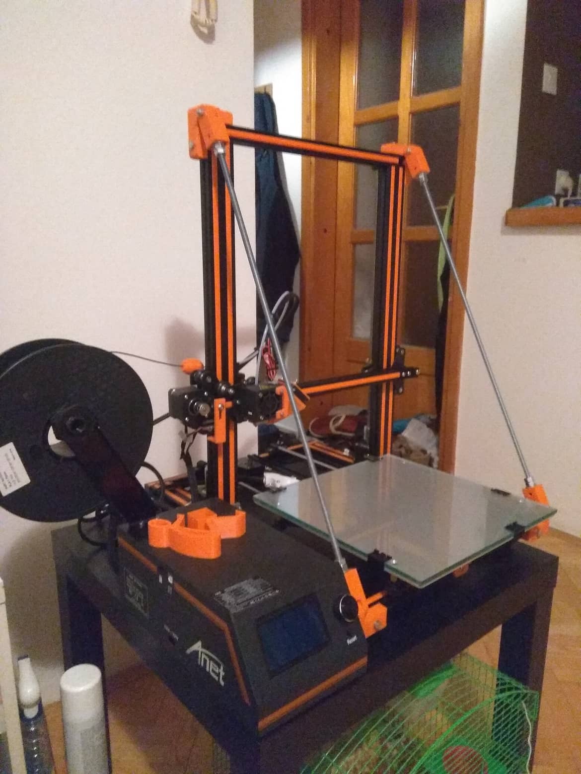 Anet E16, E12 reinforcements for Z-axis with rods