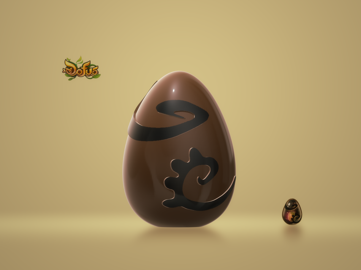 Oeuf Dofus Ébène / Egg Dofus Ebene