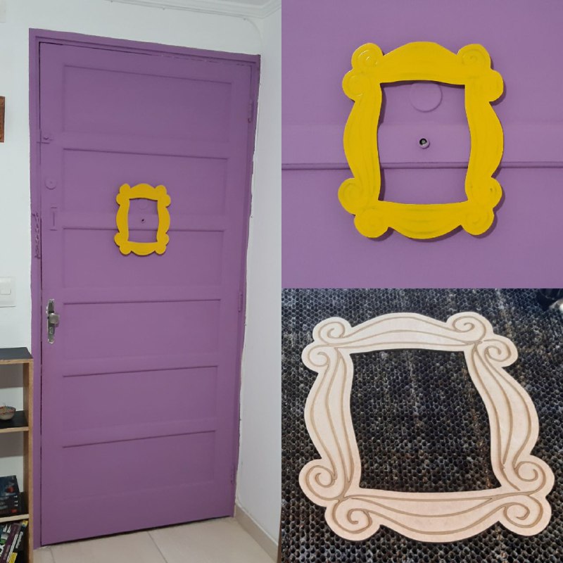 Friends door frame (Laser cutter)