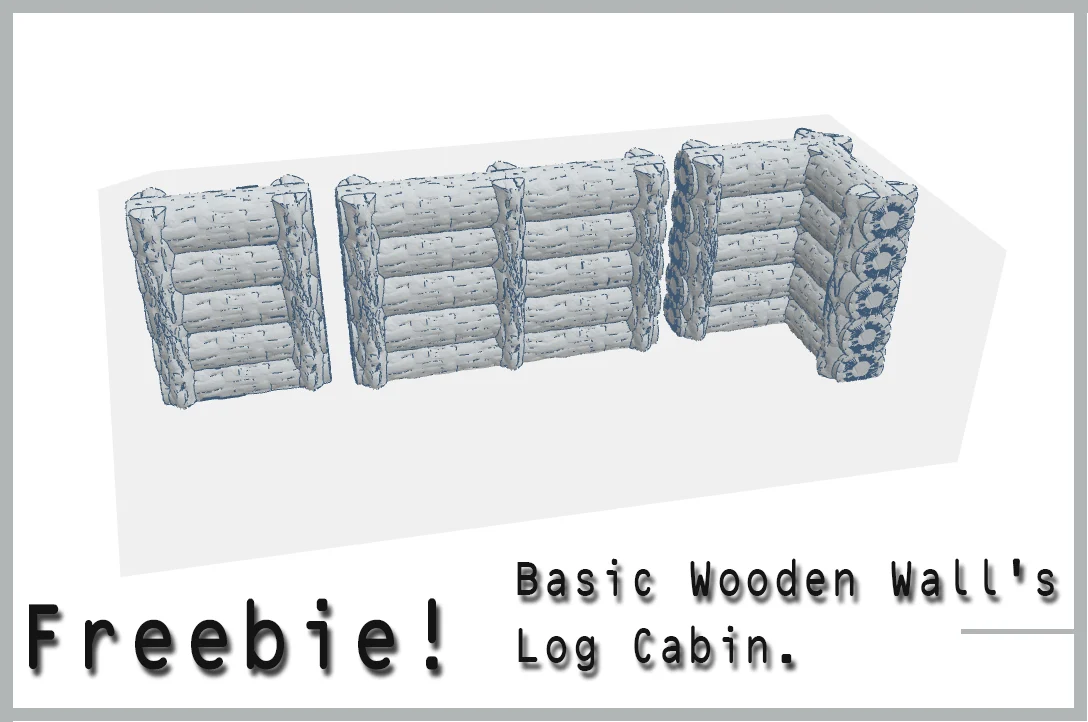 Hayland Terrain  28mm Log Cabin / Basic walls