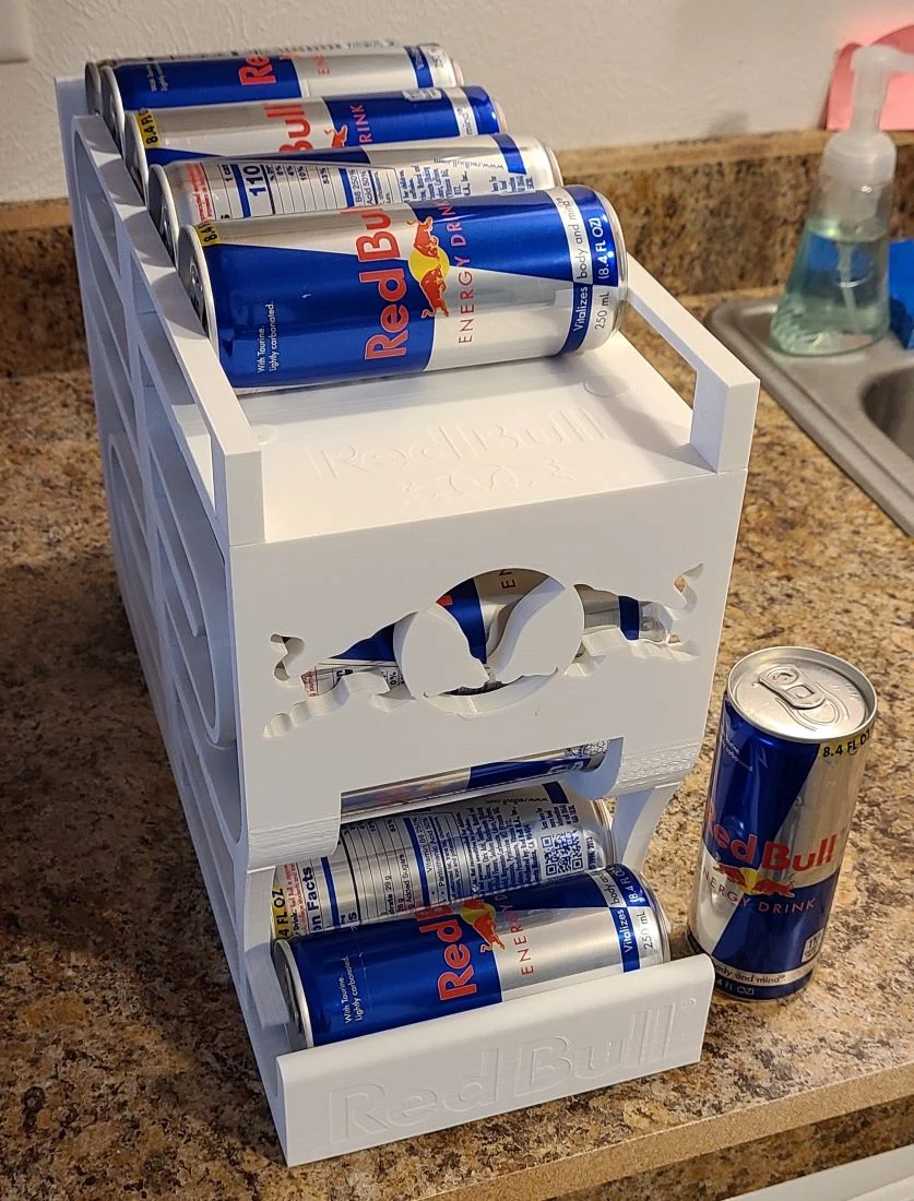 Red Bull 8.4oz Can Fridge Dispenser Rack