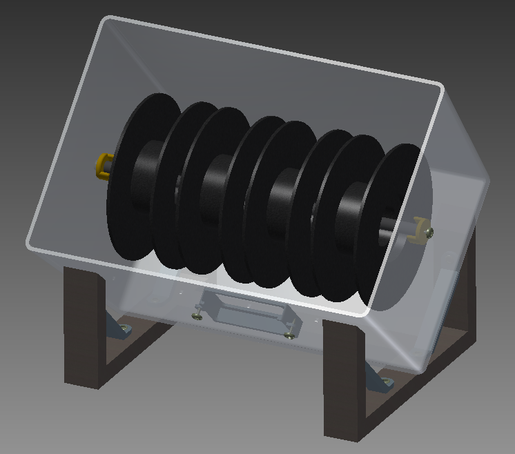 All in one filament storage and spool holder