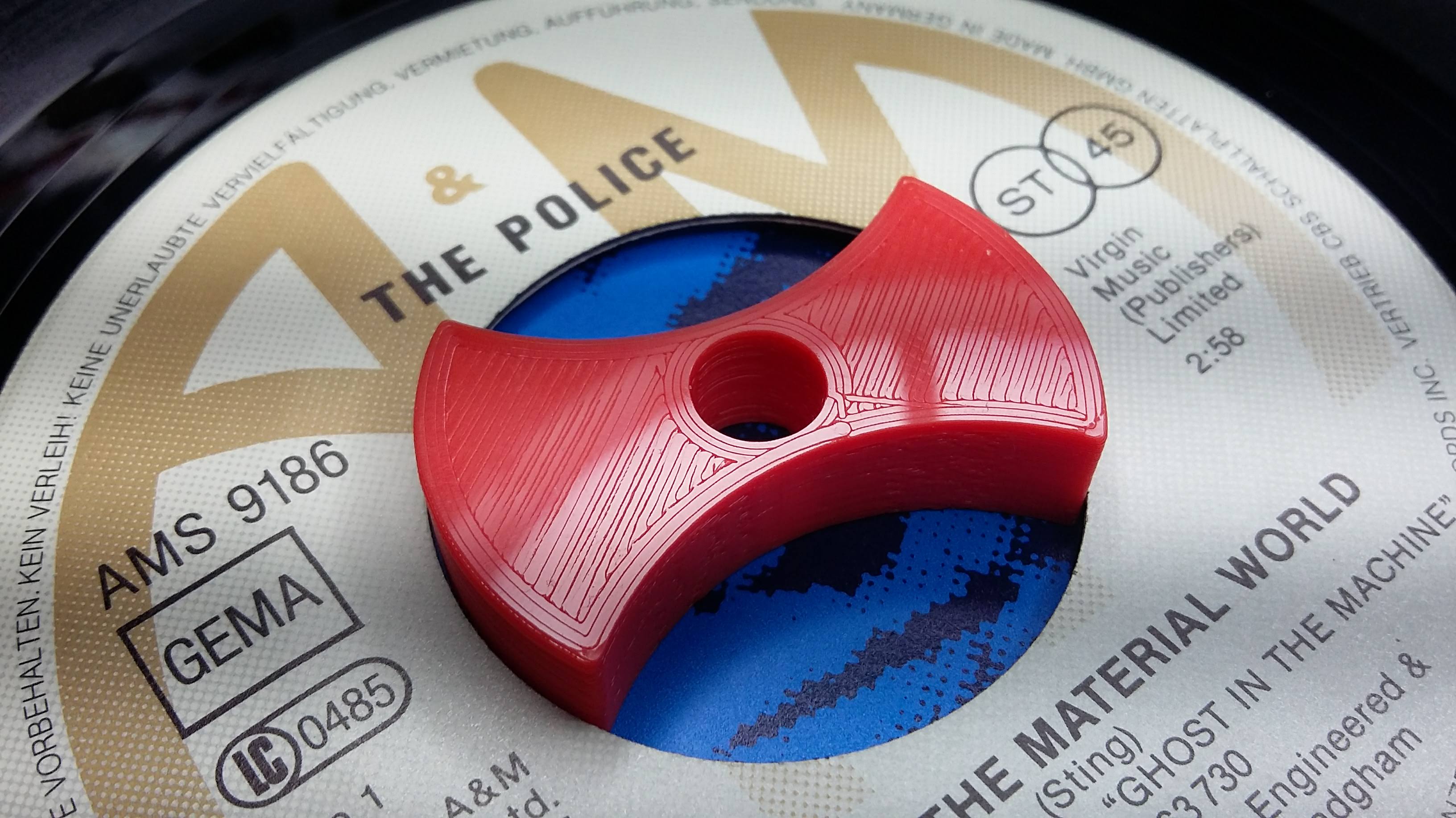 45rpm 7" singles adapter "The Bone"