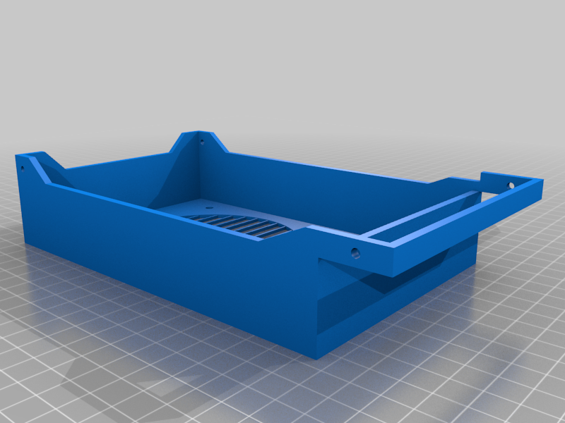 Ender 3 Pro 92mm Fan Shroud with Horizontal Line Grills