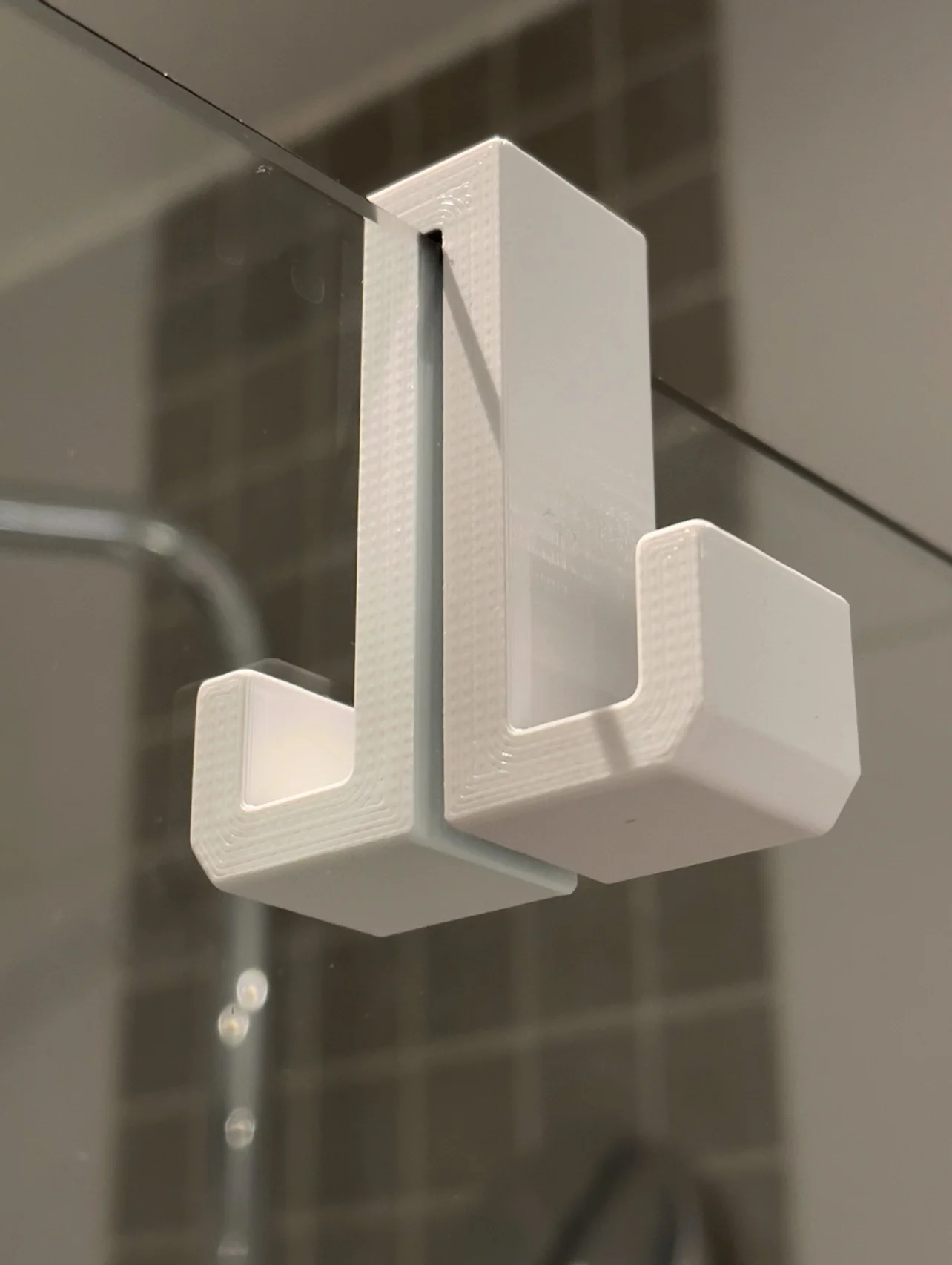 Shower cubicle two-sided hook - different sizes 6/8/10/12/14/16mm