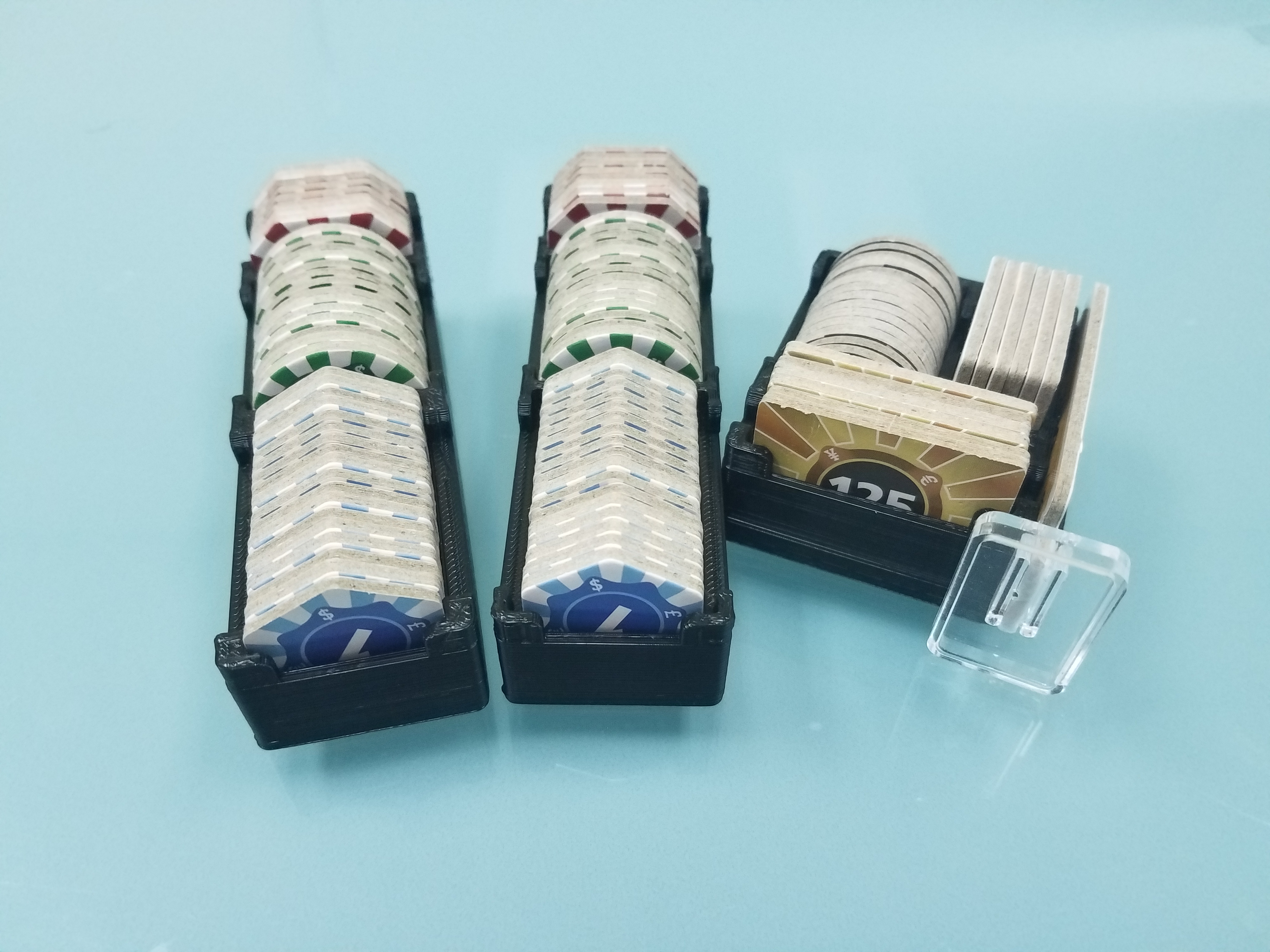 Money And Token Trays For Unfair