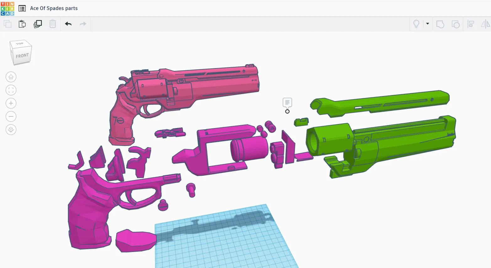 Ace of Spades individual parts
