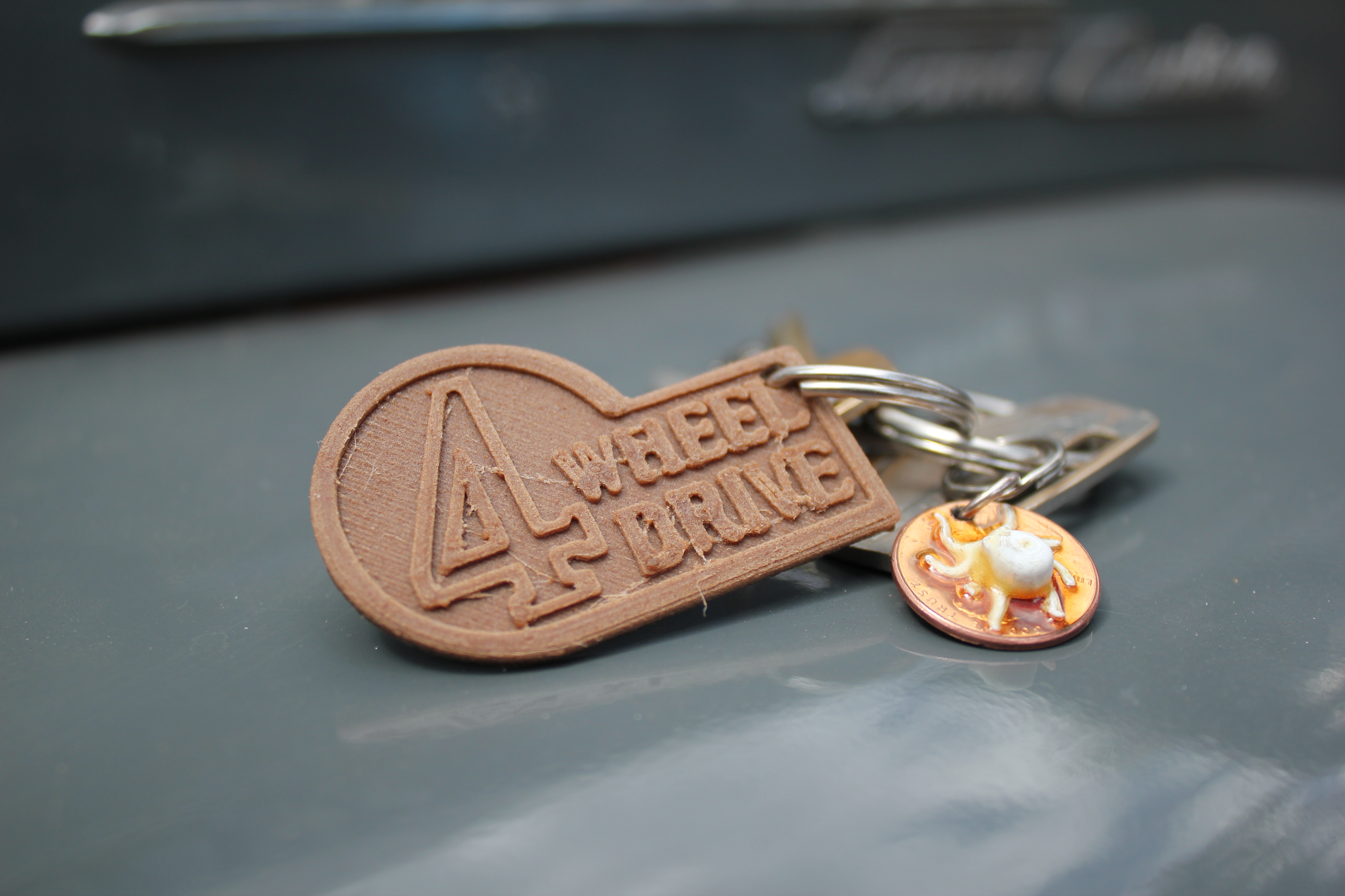 toyota fj40 4 wheel drive key chain