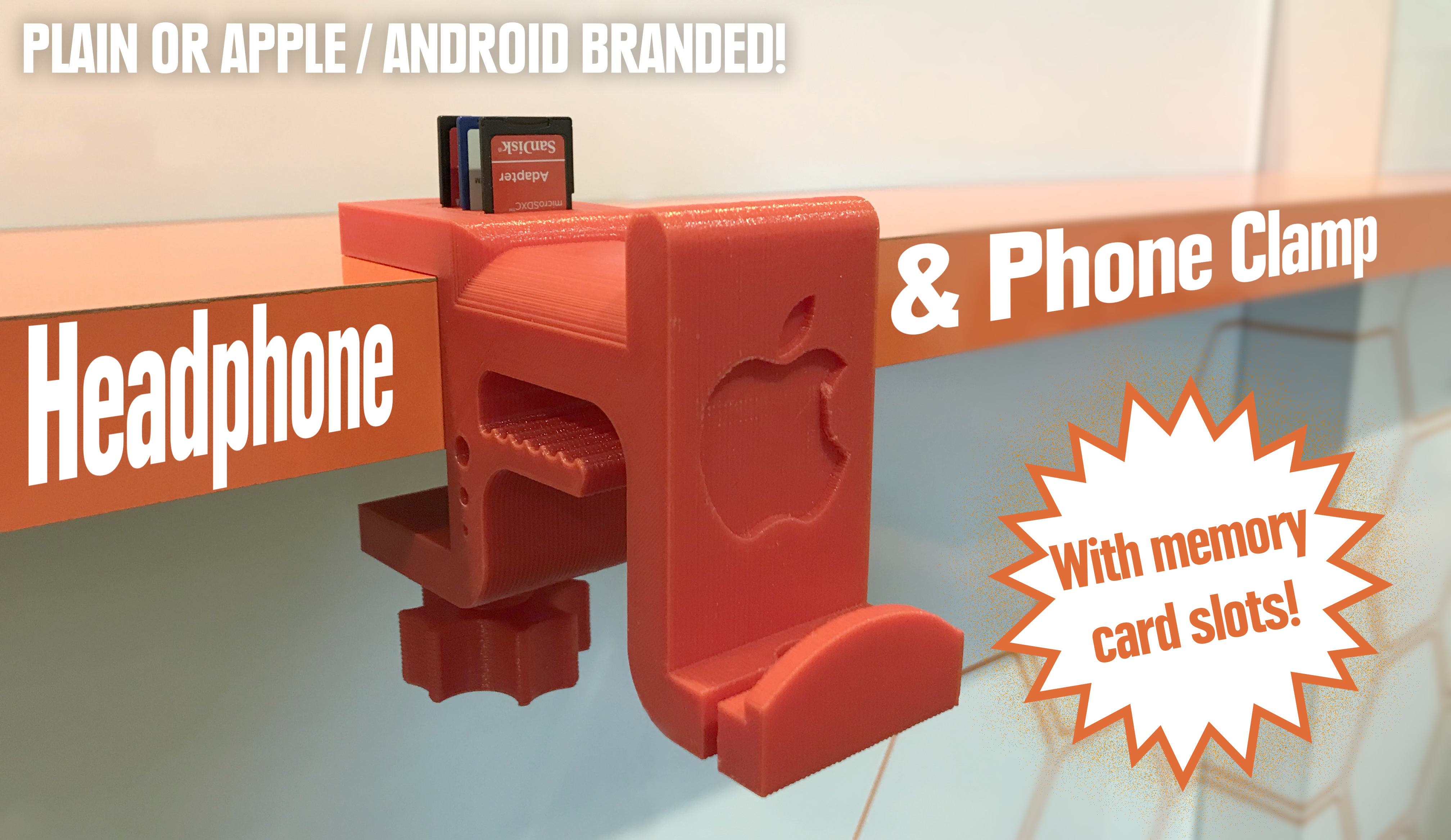 Headphone Phone Clamp