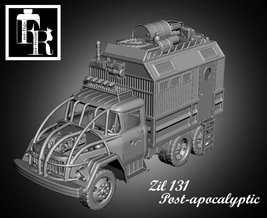 Bitume/Gaslands Zil 131 post-apocalyptic