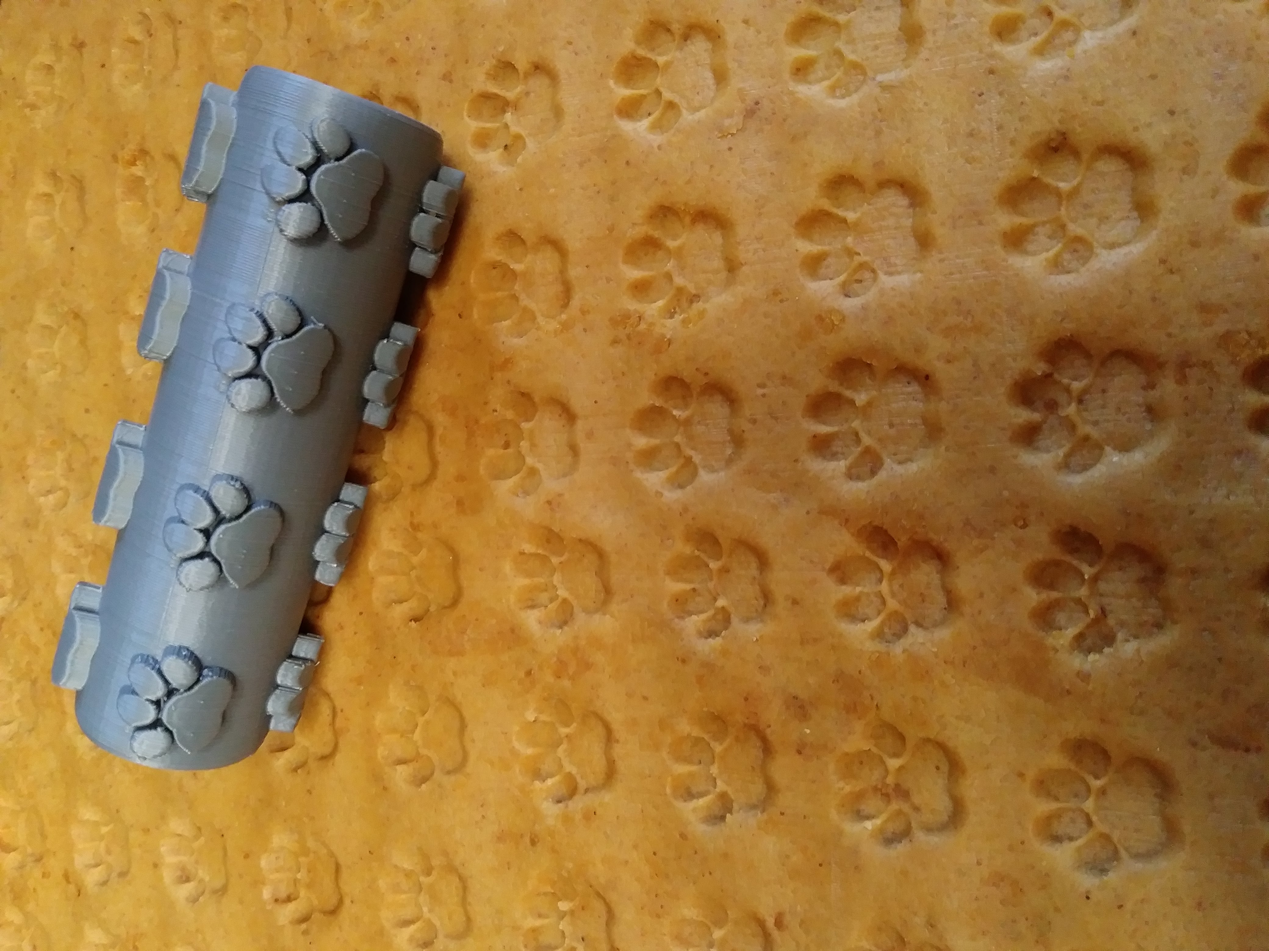 Dog Biscuit Roller - Paw Print Design