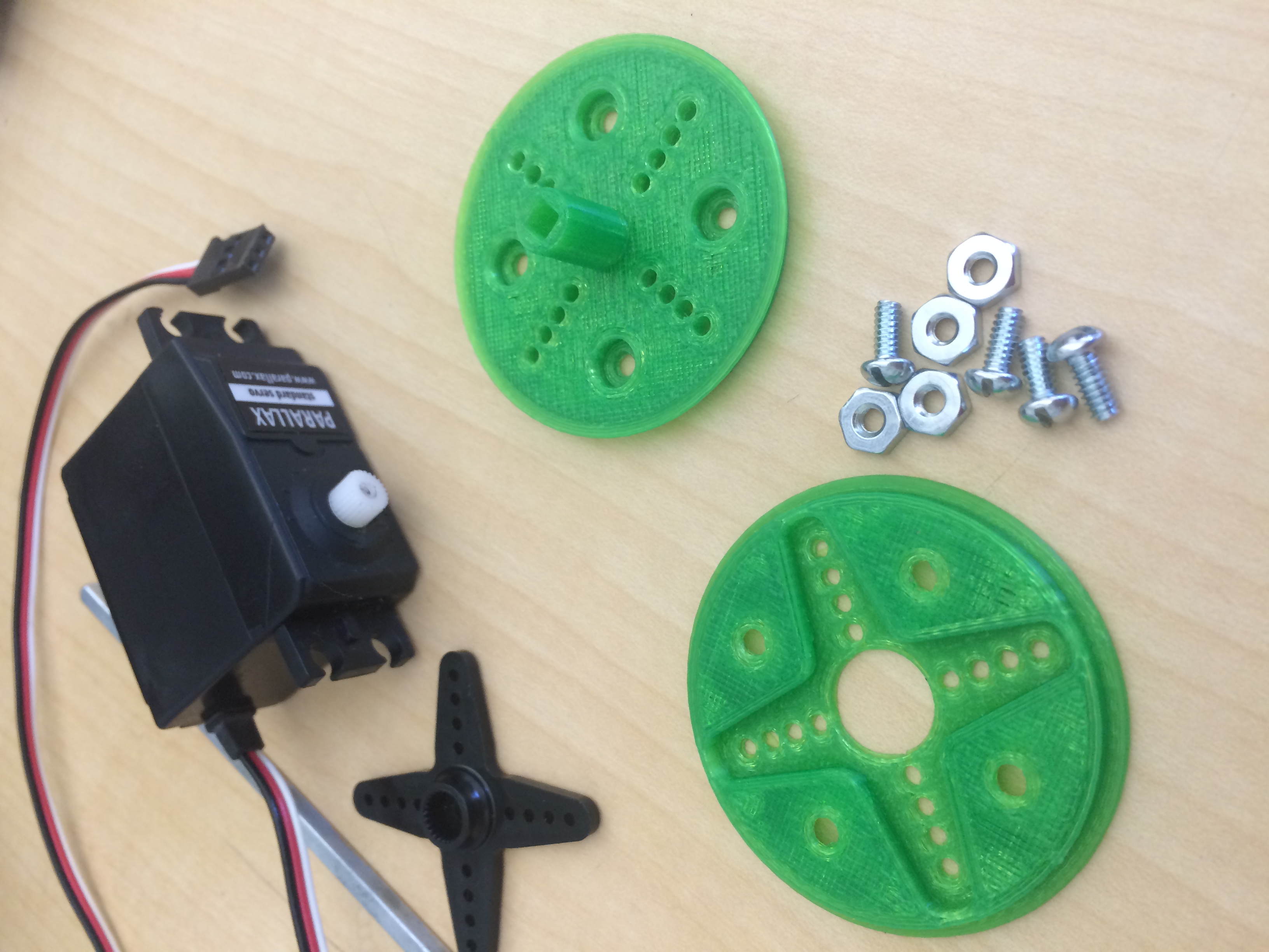 Parallax (Futaba) Servo Horn Mounts