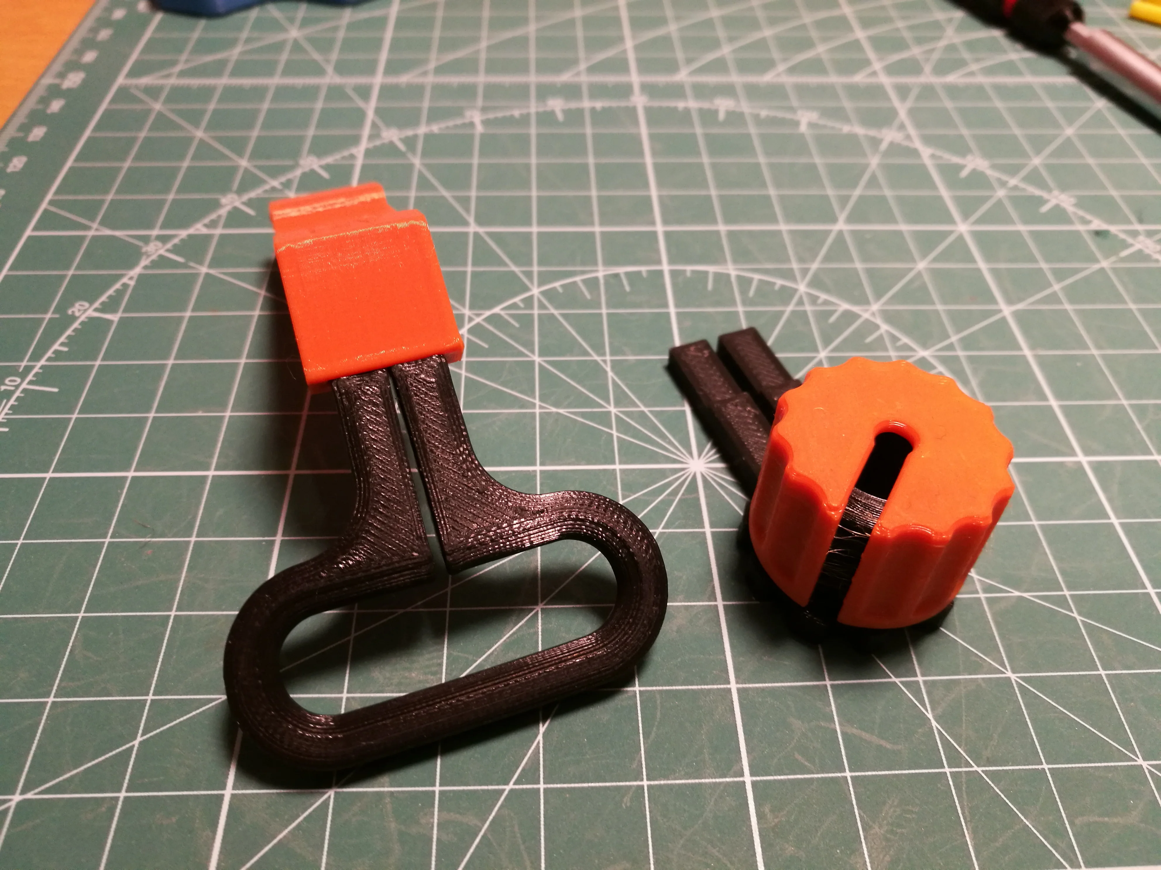Prusa i3 MK2 Filament Guide/Cleaner ClipOn