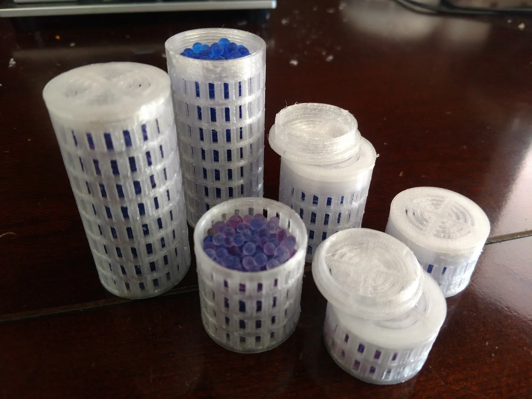Round Silica Gel Container