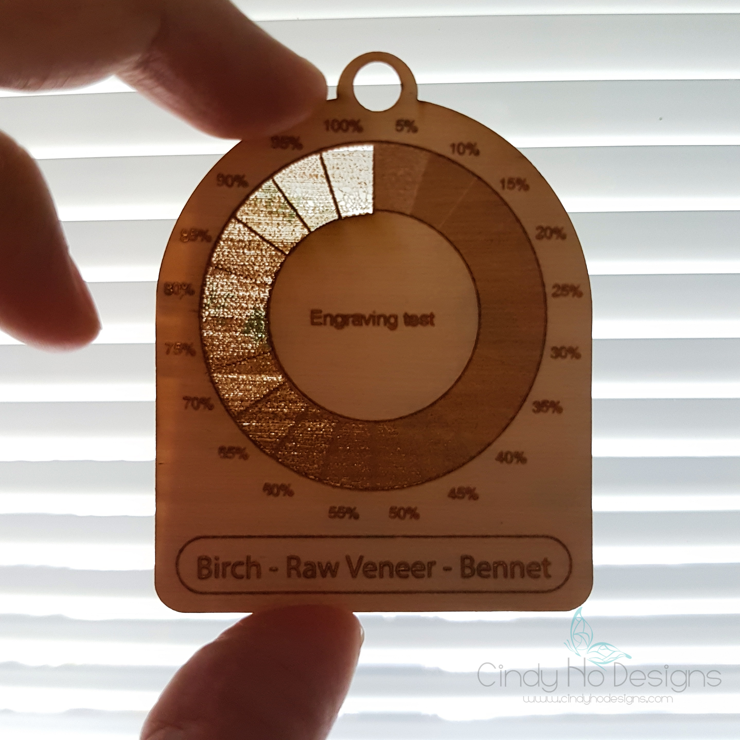 Laser Engraving Material Template