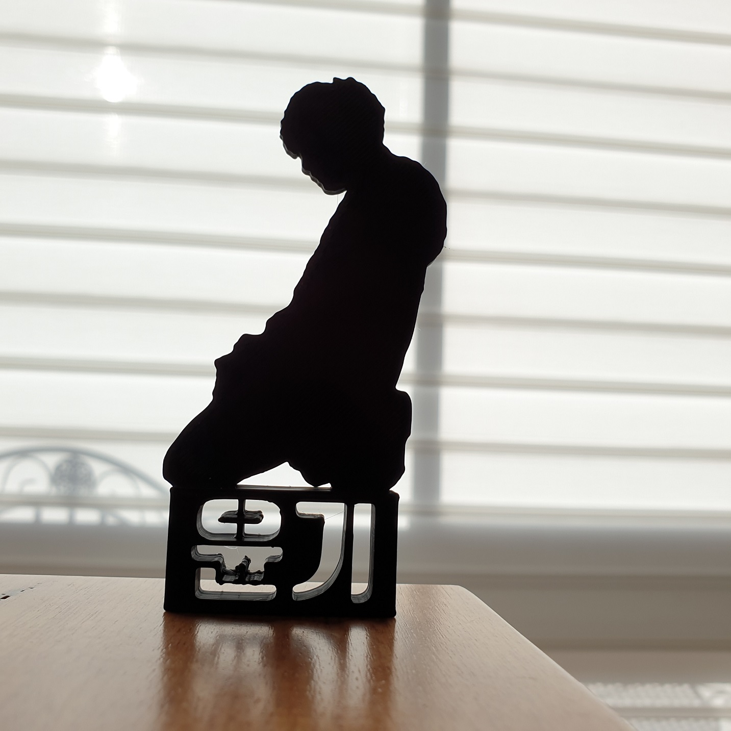 BTS member individual silhouette ornaments