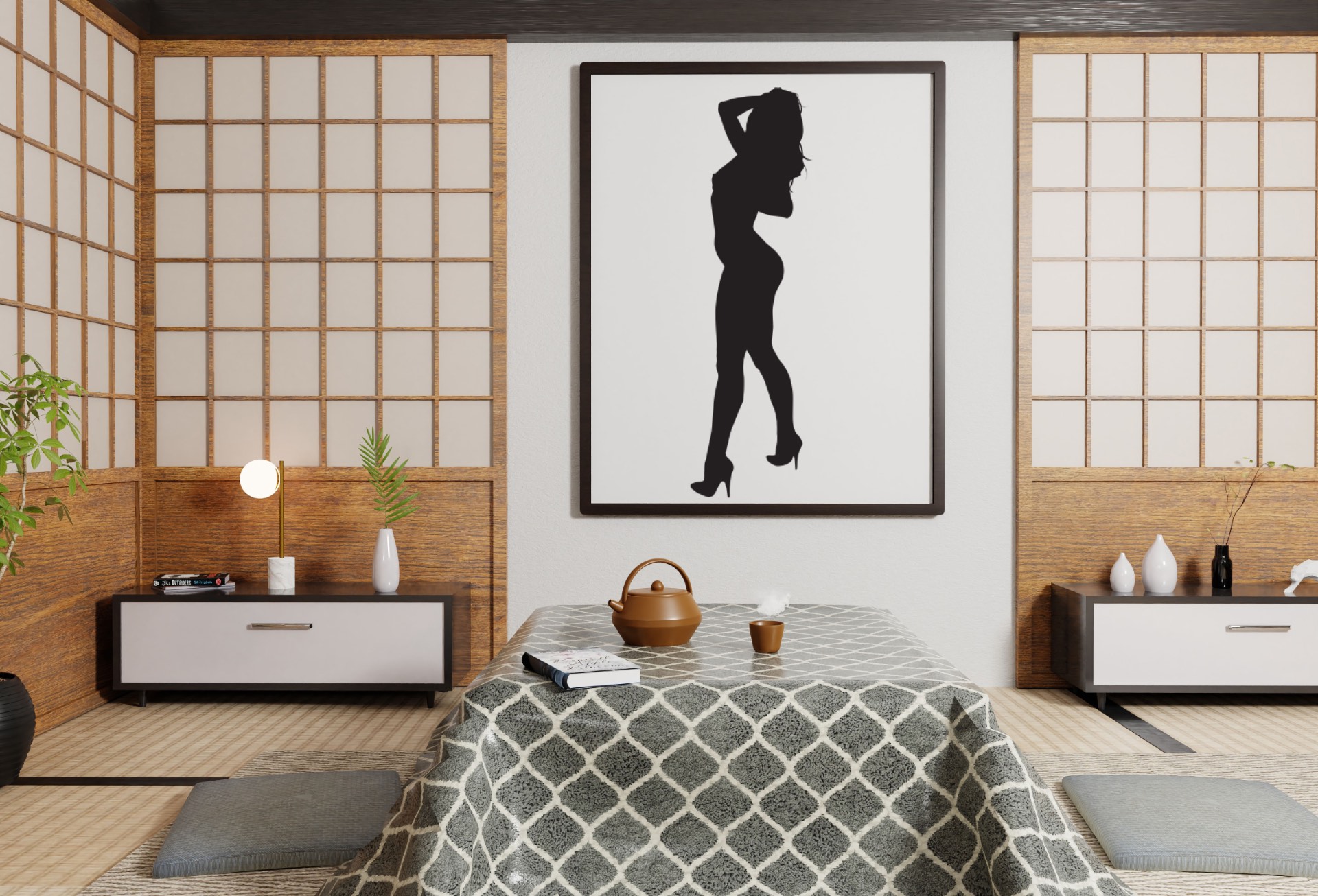 Woman silhouette #8