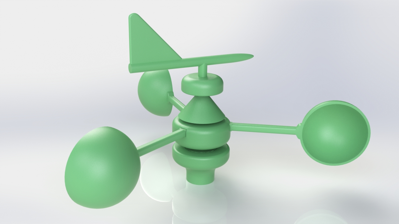Wind Gauge with direction indicator