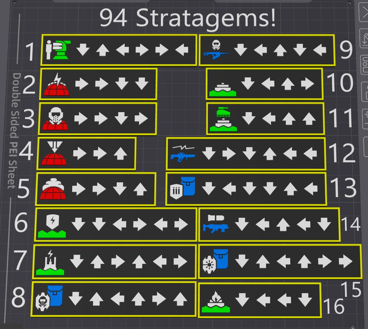 Helldivers 2 Stratagem Plaques