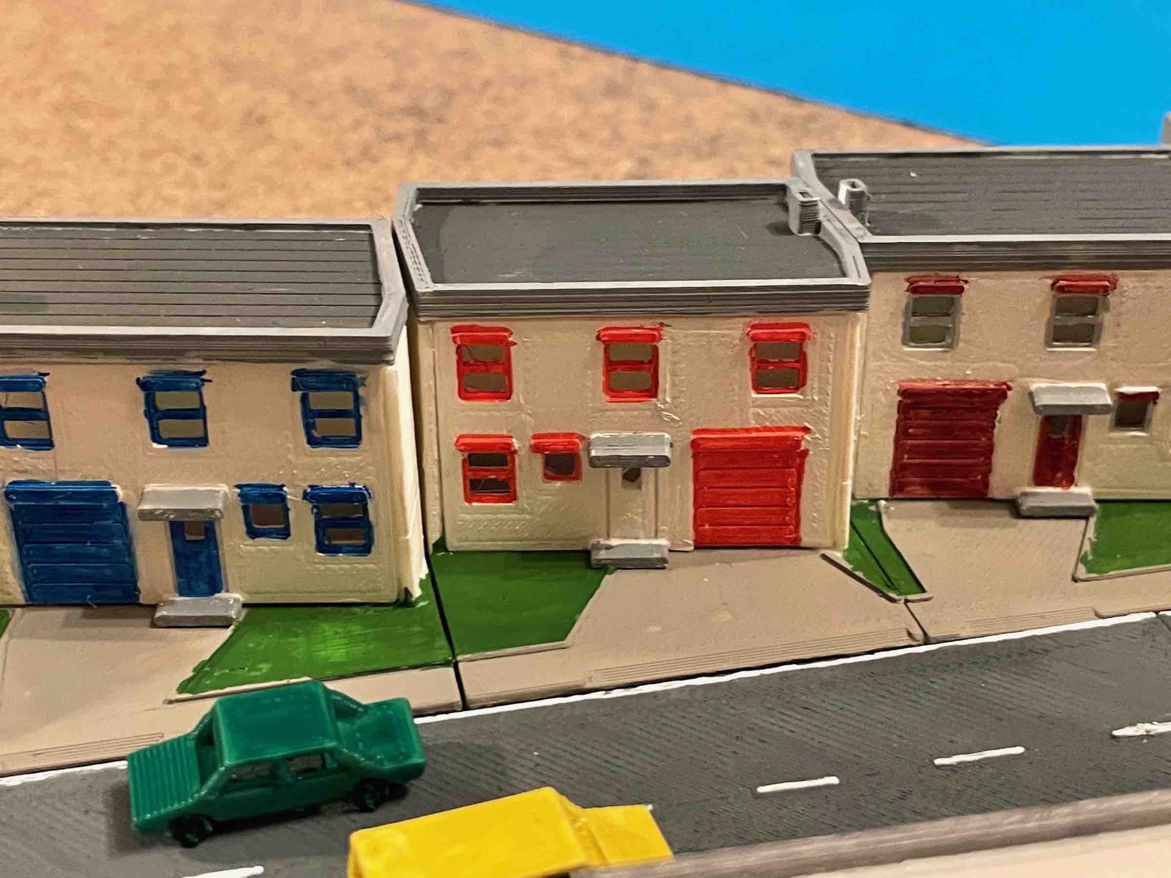 Terraced house 1b (z-scale)
