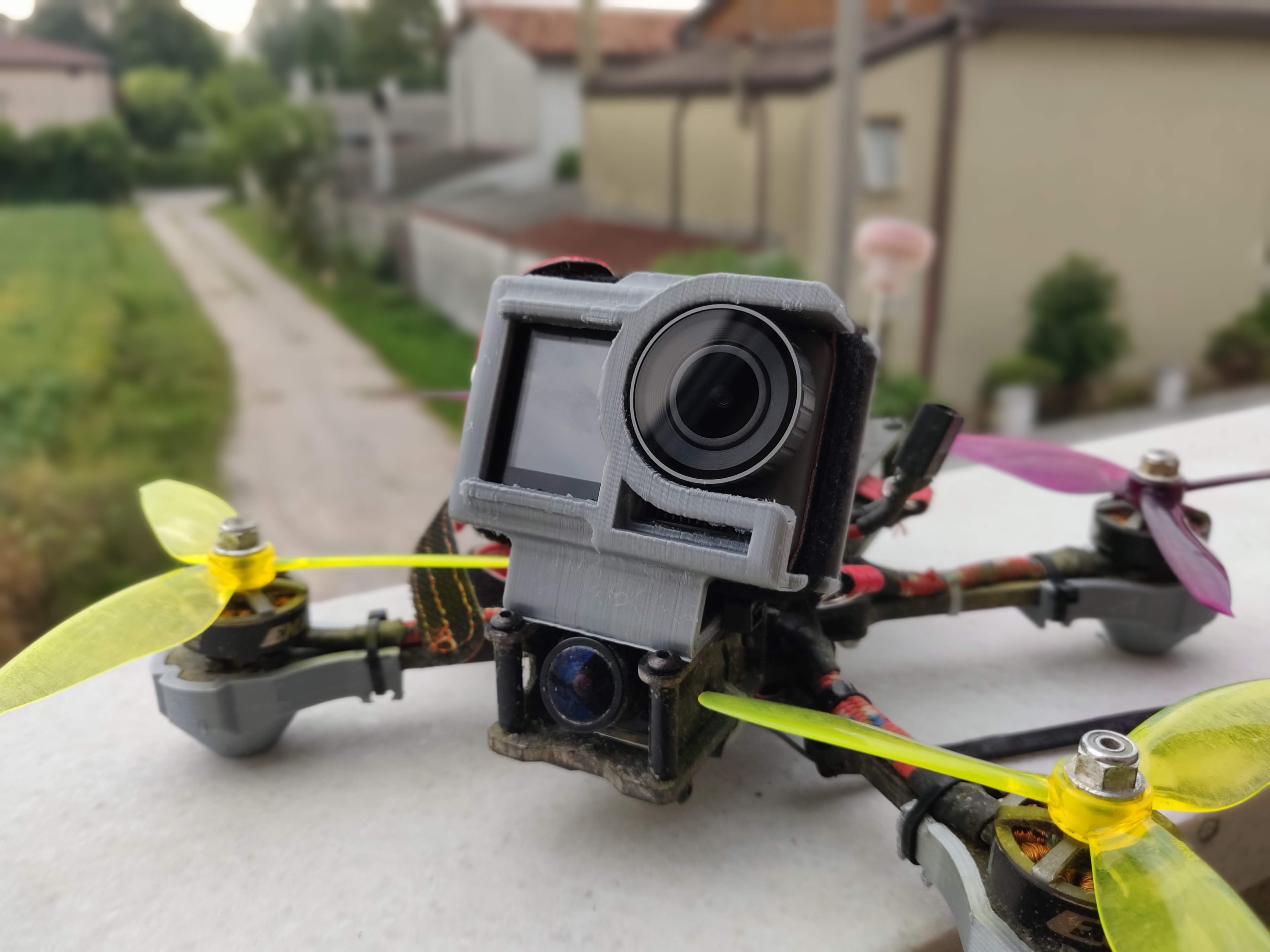 ToughMount - Dji Osmo Action on FPV drone