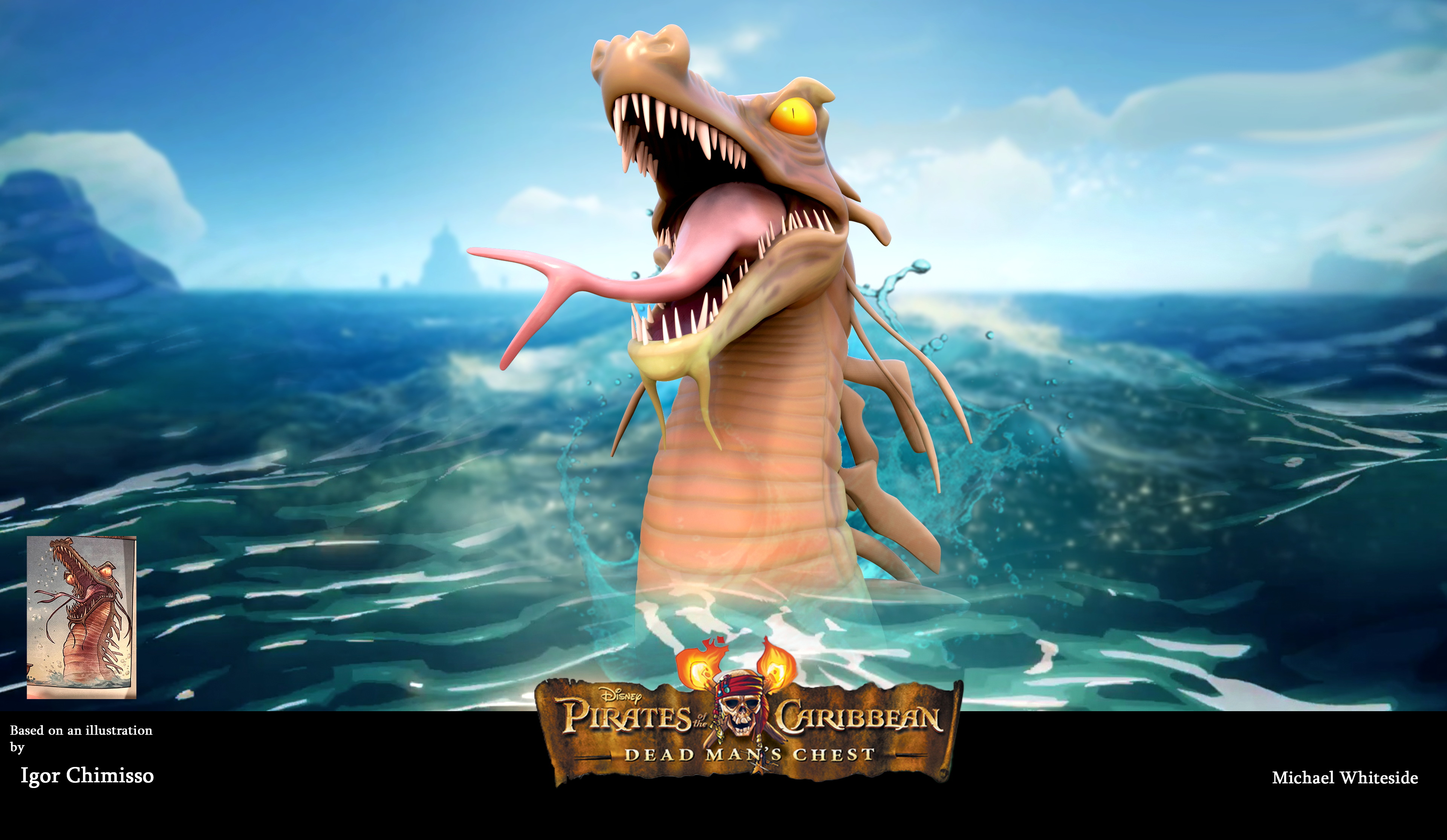 Pirates of the Caribbean Sea Serpant