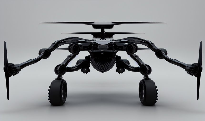 combat evtol - a frissons theory speculative design
