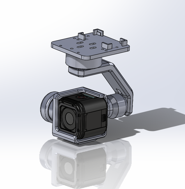 3axis GoPro session gimbal - light version with 2x1806 motors