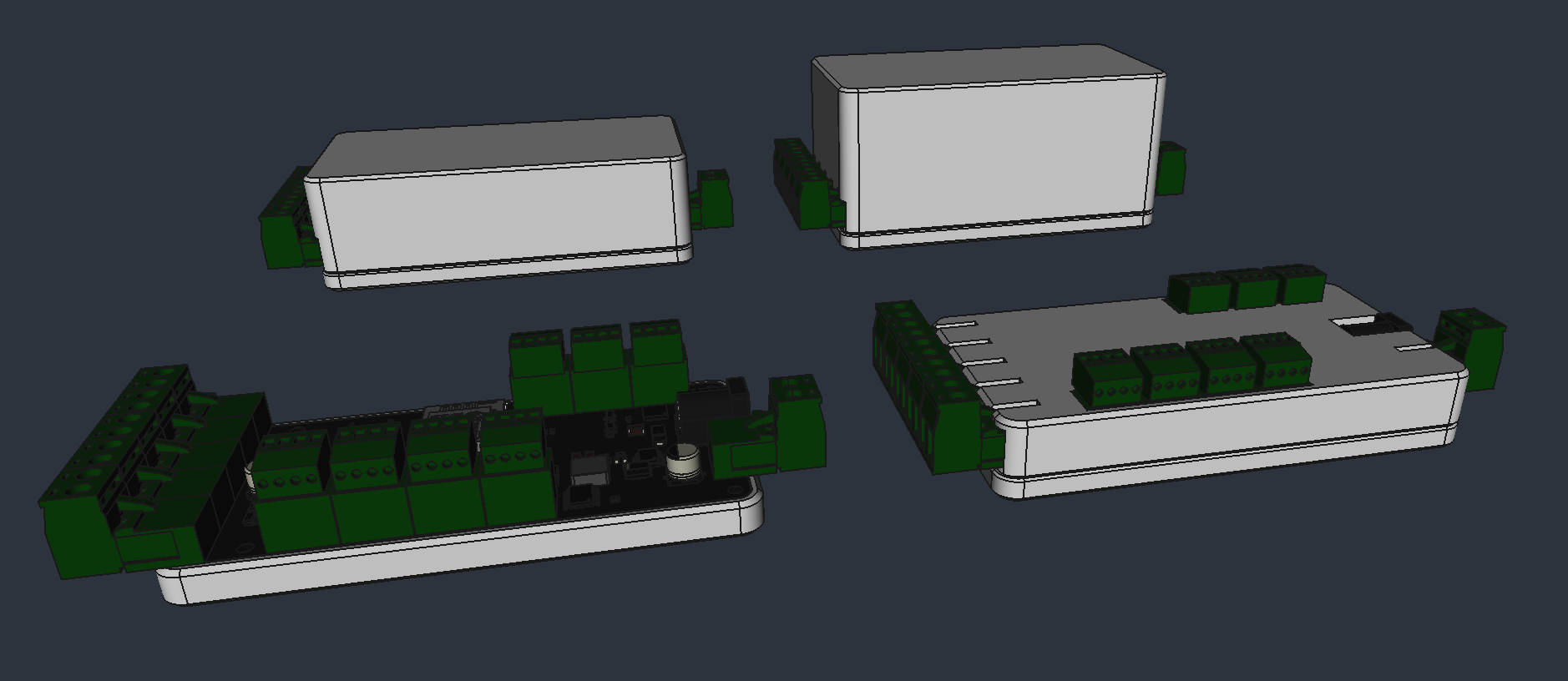 ESP-Hiro cases - Smart Home devboard - Tasmota compatible