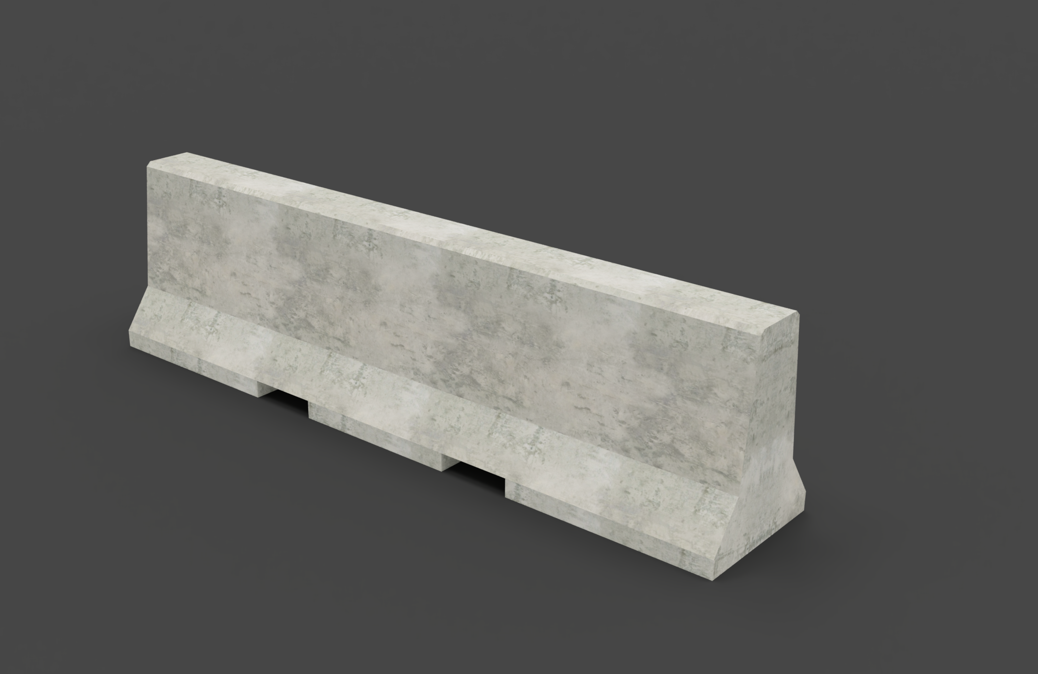 HO Scale Details - Concrete Highway Barriers