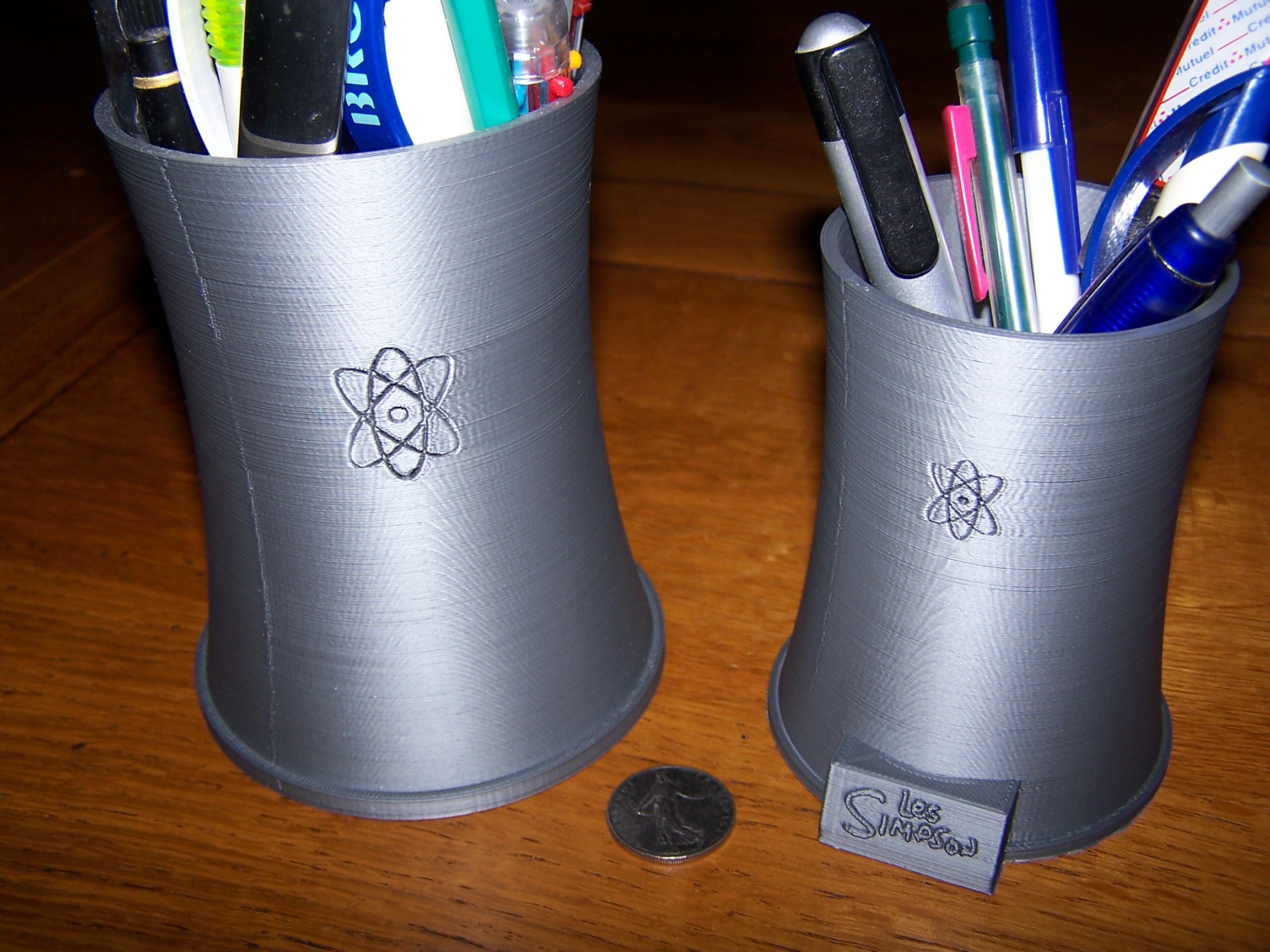Simpson Nuclear Plant Cooler - Pencil cup - pot à crayon Simpson