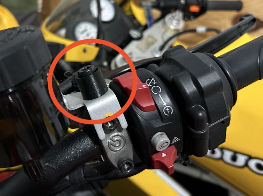 Ducati Street Fighter V2 Mirror Delete Spacers