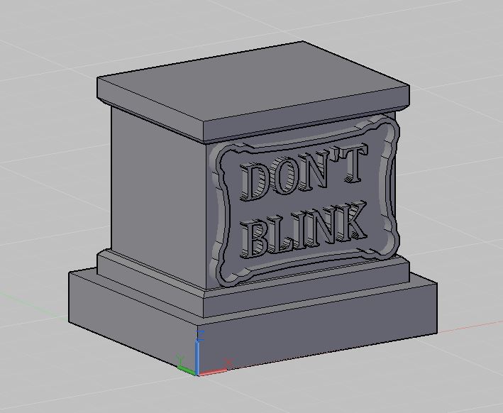 Don't Blink Plinth