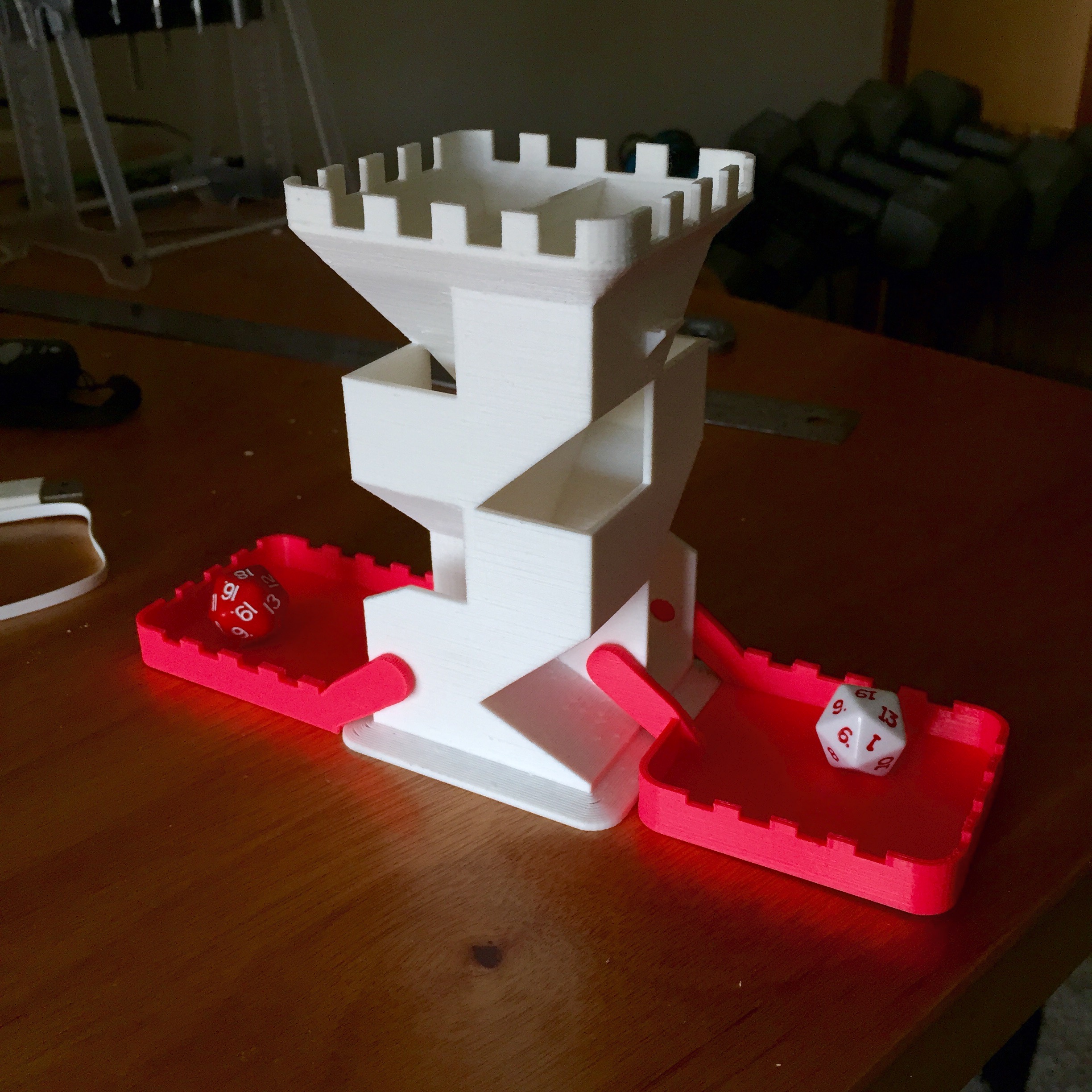 Remixed Folding Dice Tower