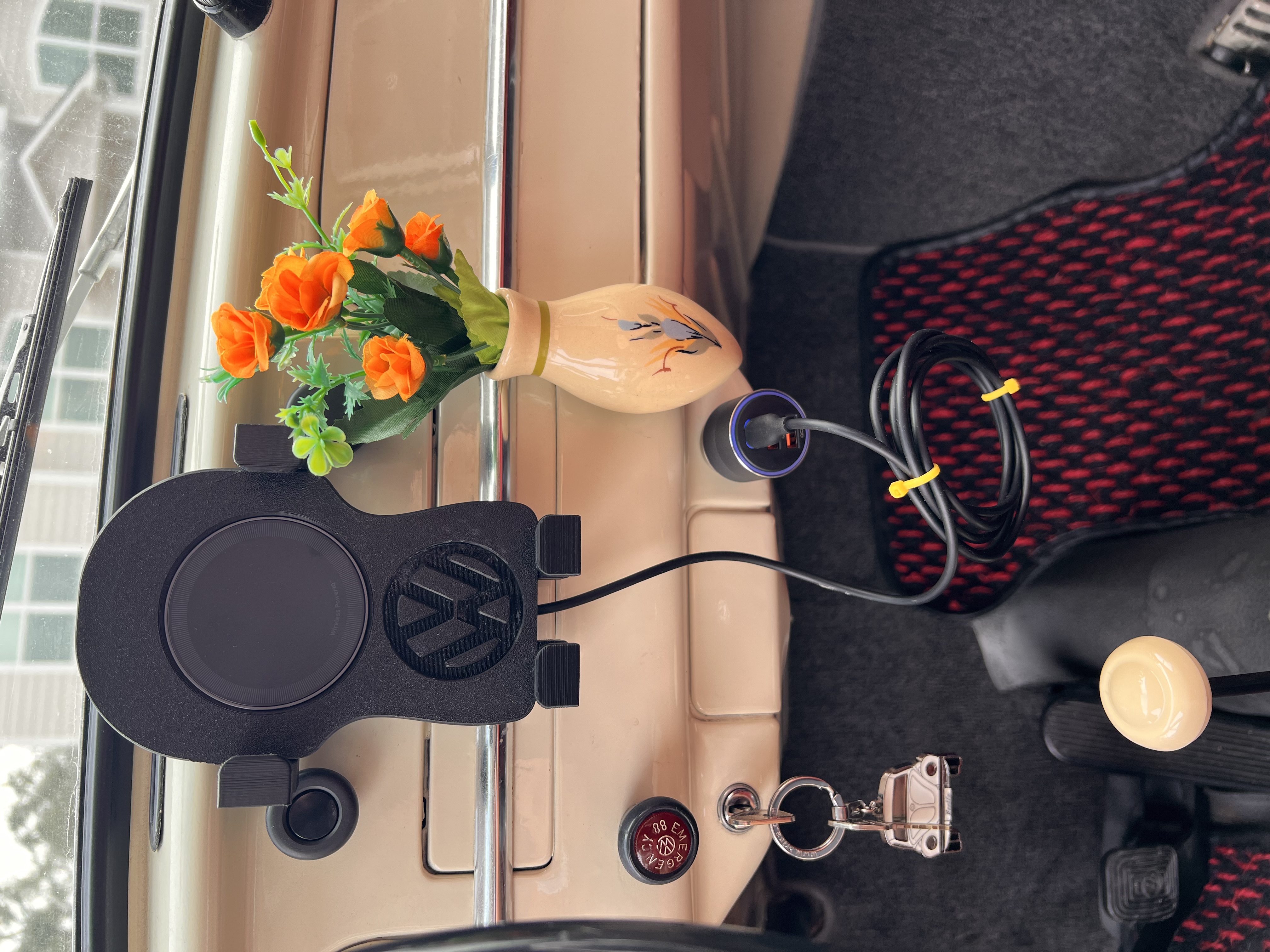 Classic VW Bug Phone Cradle