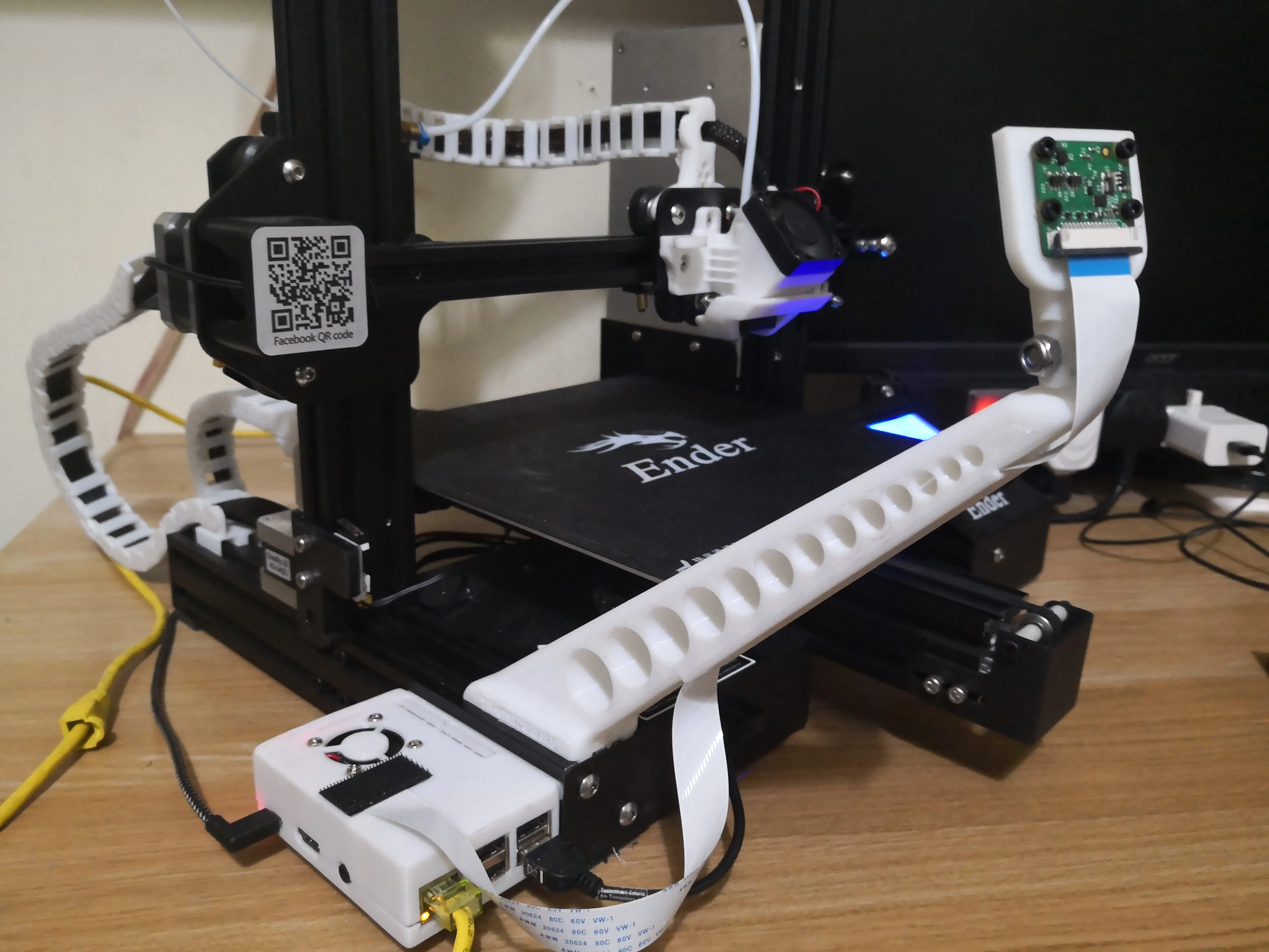 Ultimate Sturdy Octoprint / Pi Camera Mount - Ender 3 - Stewpercharged