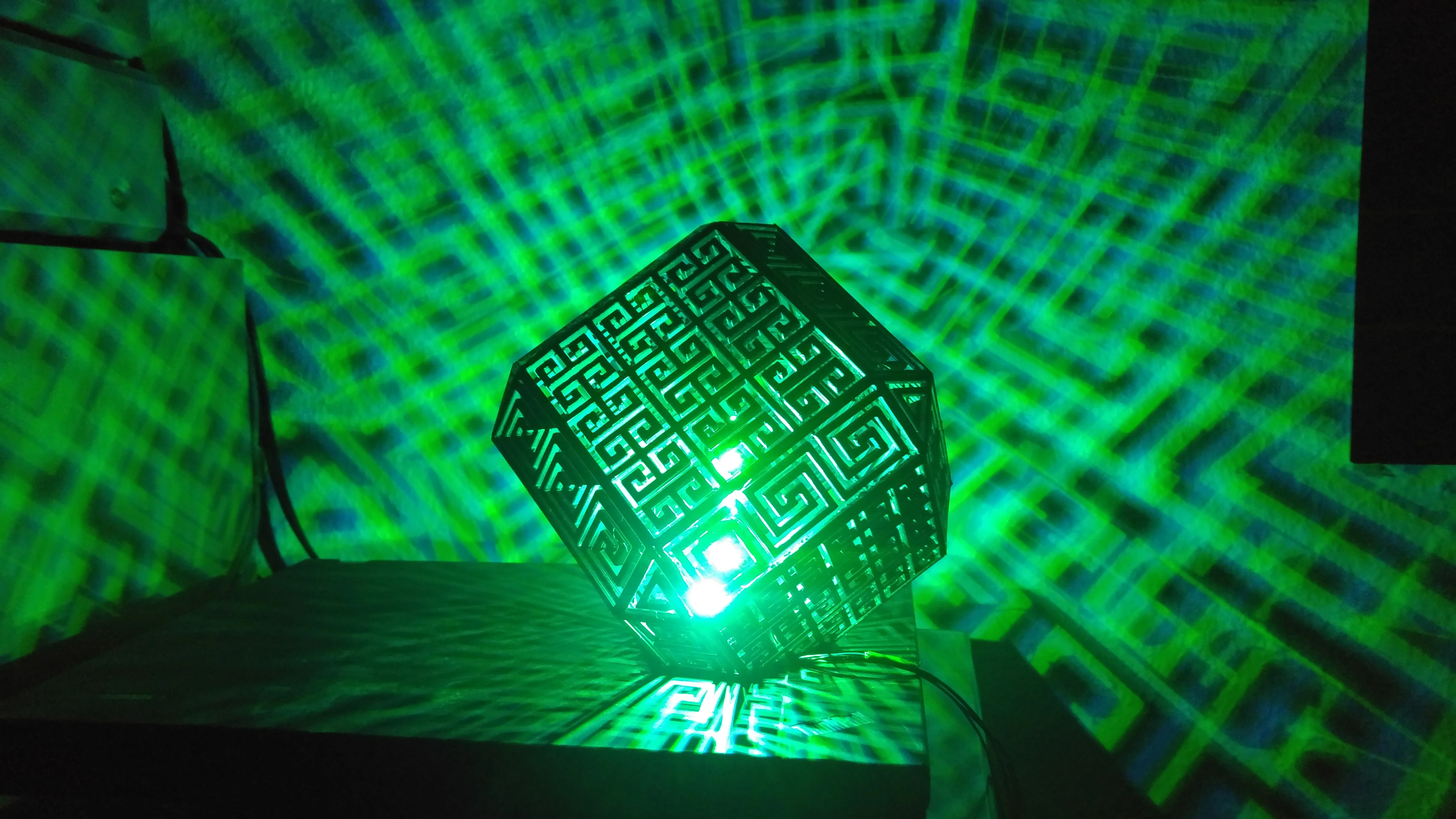 Greek Meander Lamp for small printers