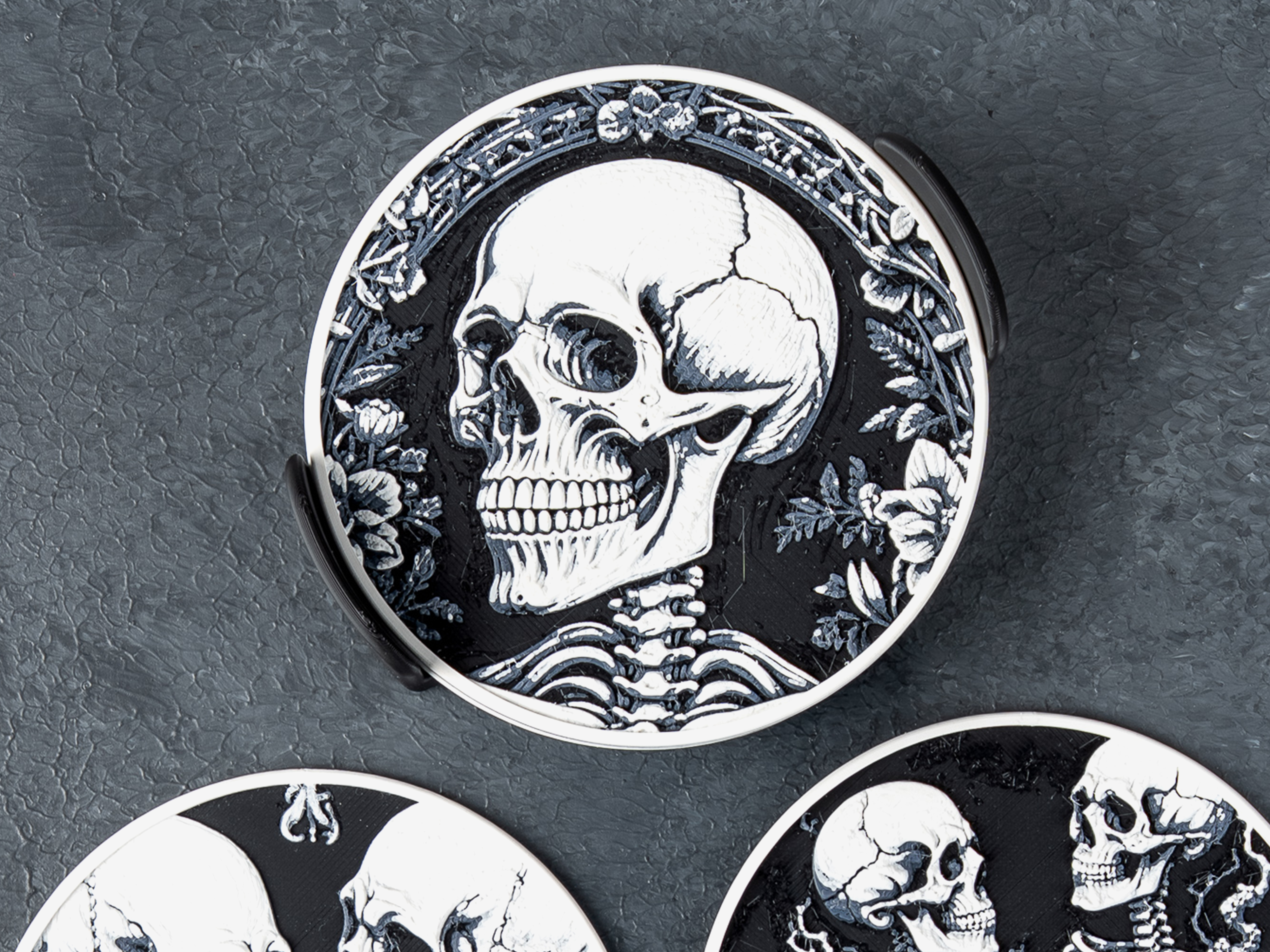 Skeleton Coasters
