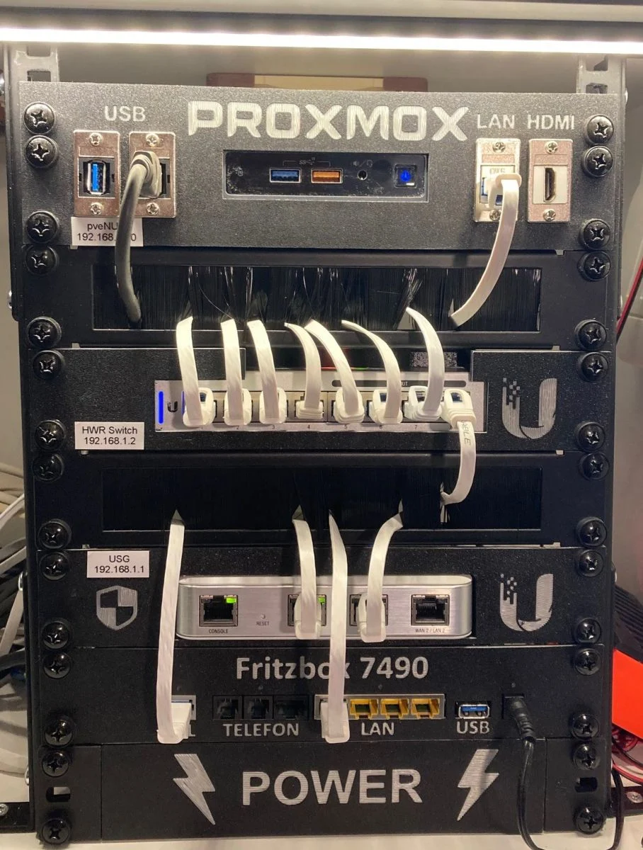 10" Unifi Network Rack Project