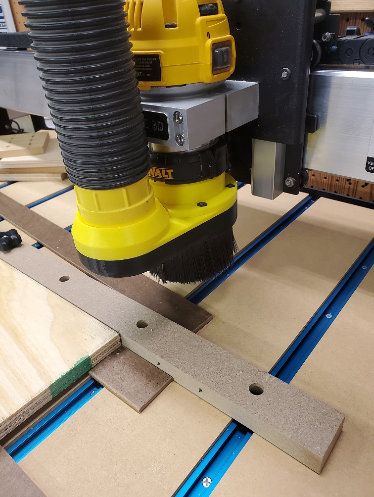 Dewalt 611 router dust shoe for CNC router