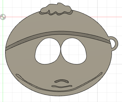 Cartman's head key chain