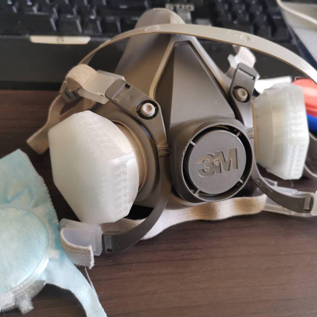 3M Respirator Surgical Mask Adaptor for 3M 6xxx/7xxx Mk2 w/Mask Cutter