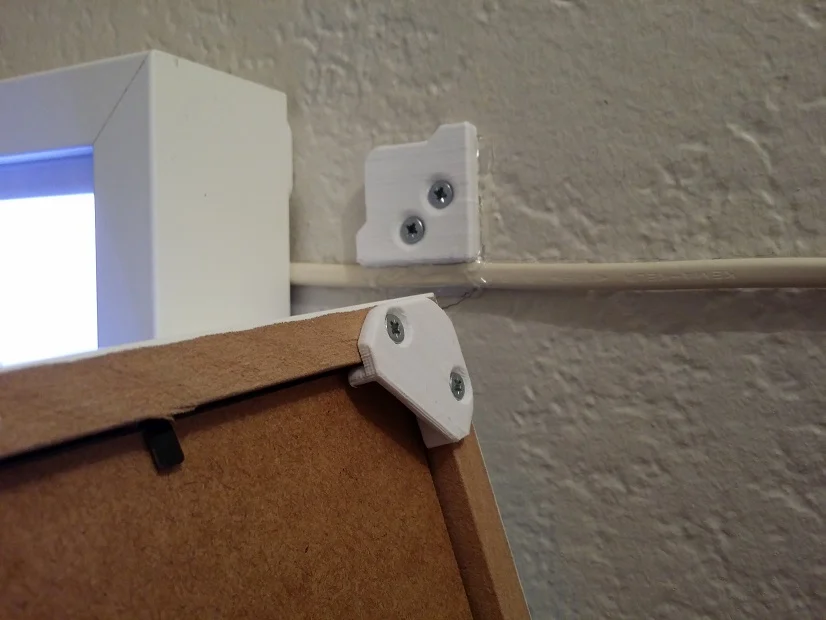 Ikea Ribba removable and invisible frame mounting