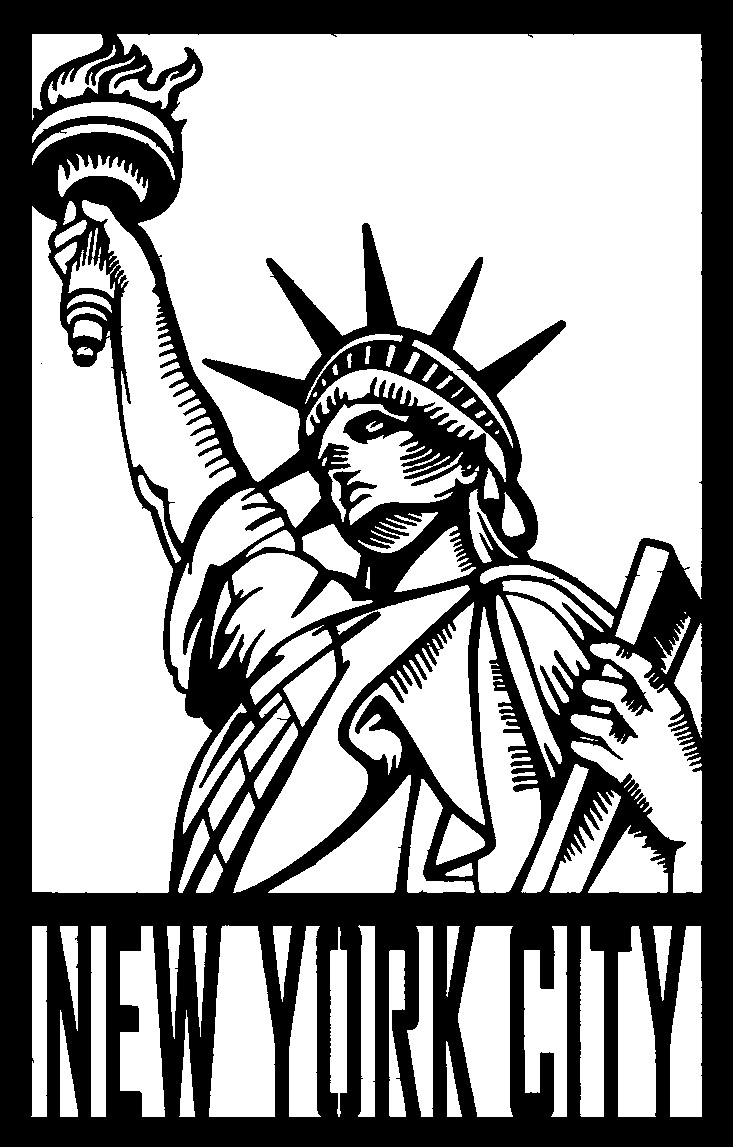 2D New York stencil