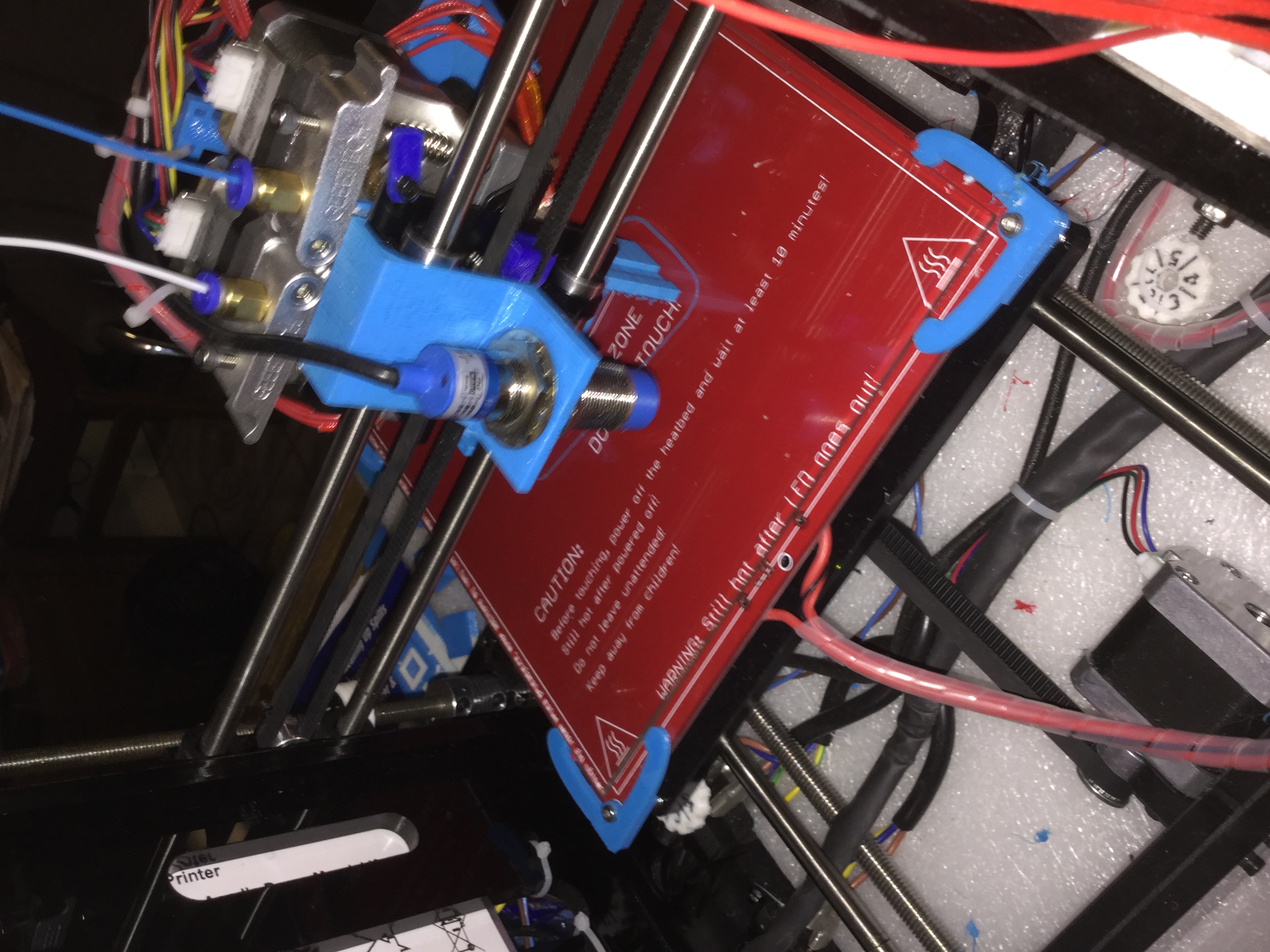 Geeetech i3 Pro C inductive sensor mount
