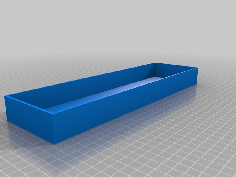 workshop trolley inlay / Werkzeugwagen Einlage: 32cm x 9cm x 3cm / 1,5mm Wandstärke