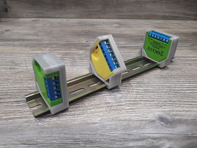 Shelly Dimmer / RGBW2 DIN Mount / Hutschienenhalter