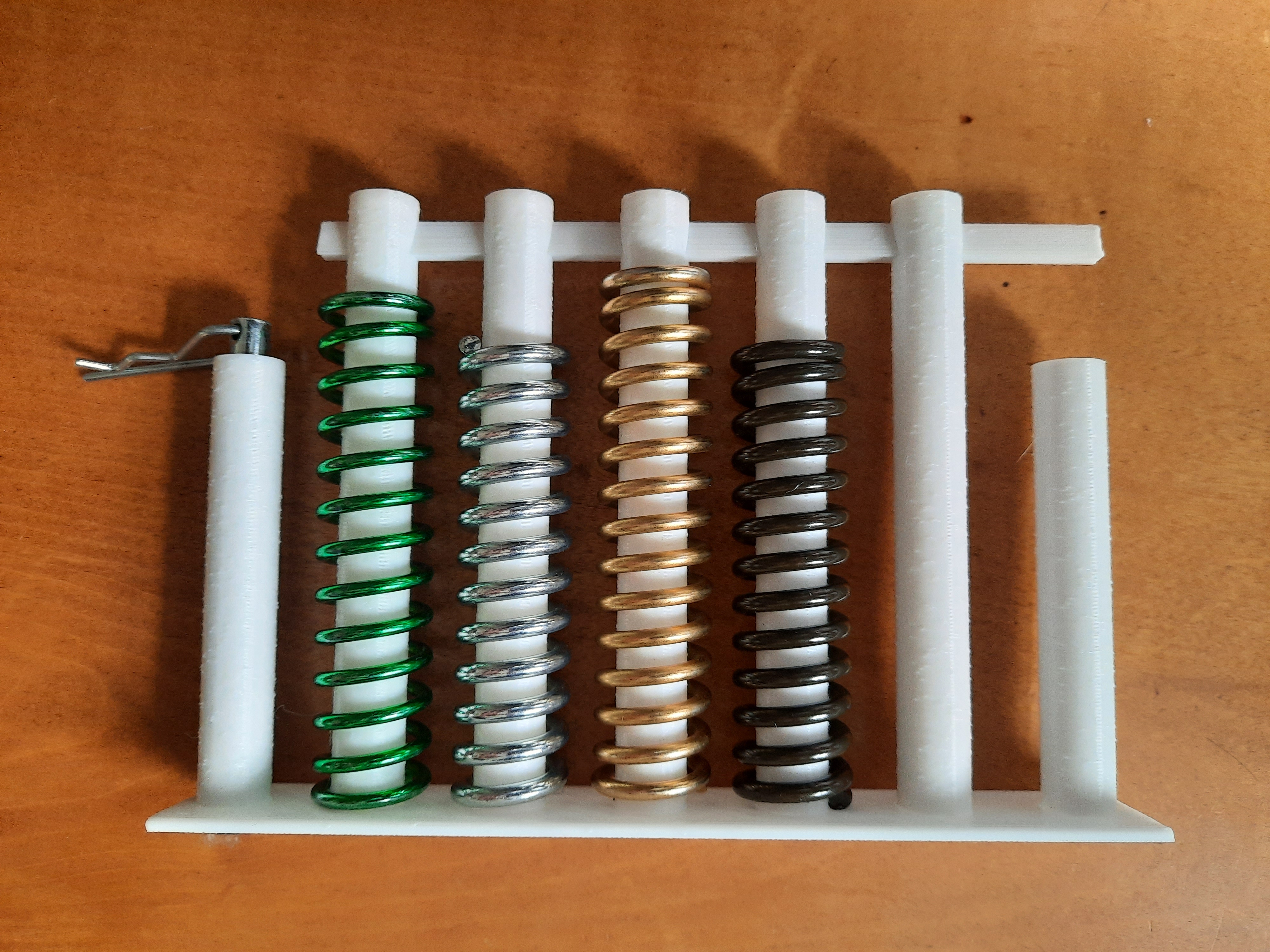 Spring & Pin Storage for Stovall Products F990 Max Grip Exerciser